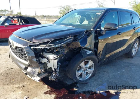 2021 Toyota Highlander Le из США, поврежденный, VIN 5TDZZRAH2MS051105